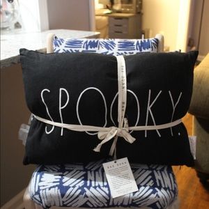Rae Dunn Halloween Pillows (SPOOKY buffalo check)